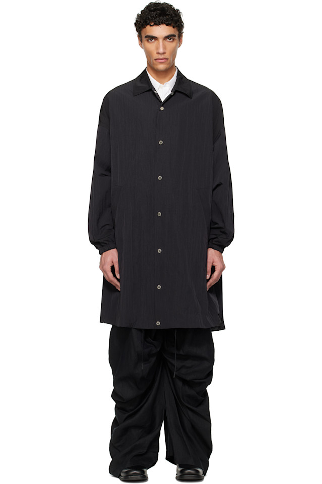 Длинное пальто в стиле кэч Fumito Ganryu, черный
Длинное пальто в стиле кэч Fumito Ganryu, черный