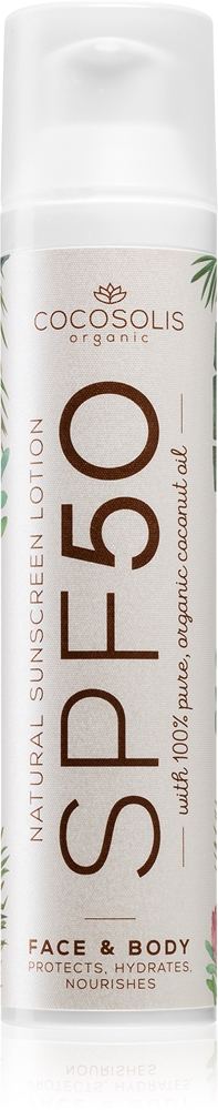Натуральный солнцезащитный лосьон SPF 50 Cocosolis, 100 мл
Натуральный солнцезащитный лосьон SPF 50 Cocosolis, 100 мл