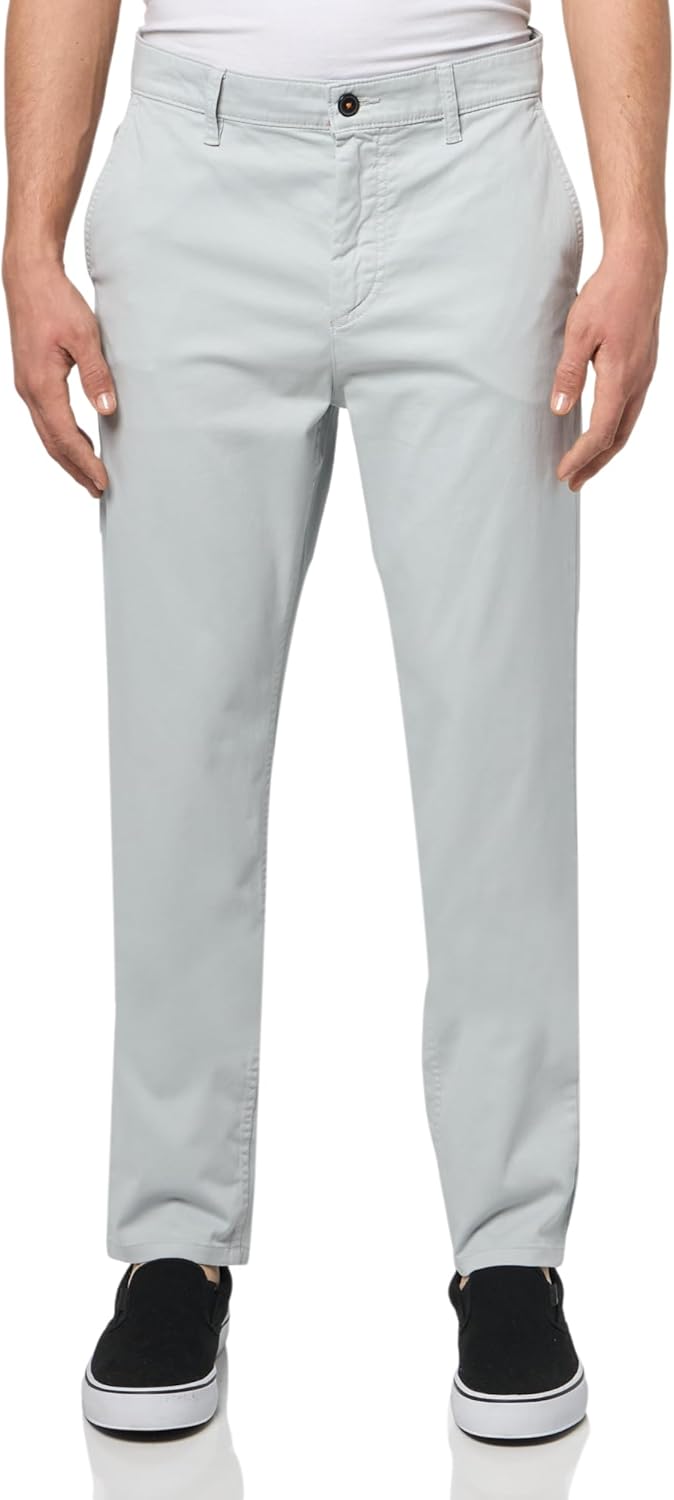 BOSS Мужские техно-твиловые зауженные чинос, Frost Grey
BOSS Мужские техно-твиловые зауженные чинос, Frost Grey