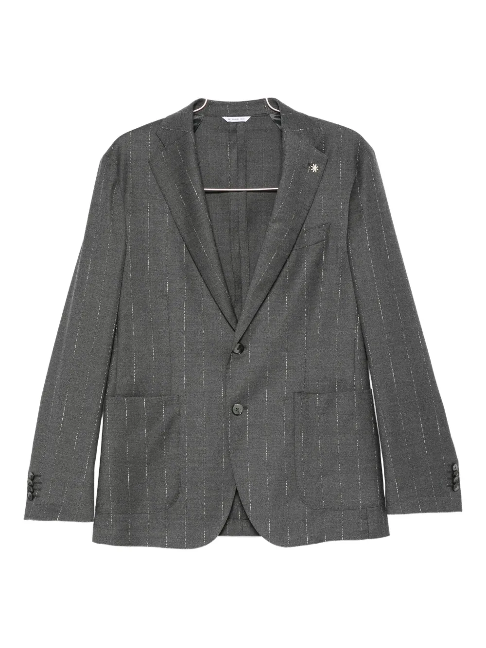 Однобортный костюм из шерстяной смеси Manuel Ritz, серый
Однобортный костюм из шерстяной смеси Manuel Ritz, серый