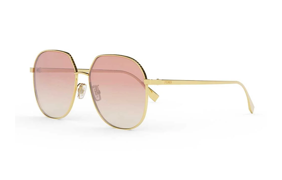Оправы для очков асимметричной формы солнцезащитные женские золотые FENDI
Оправы для очков асимметричной формы солнцезащитные женские золотые FENDI