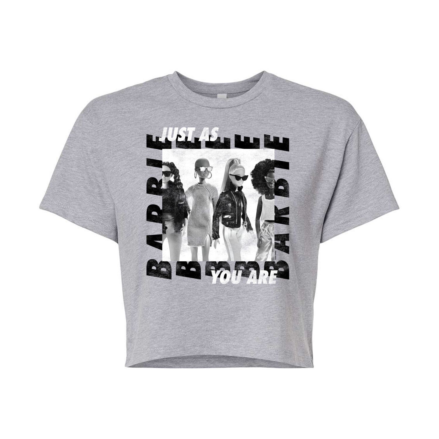 Укороченная футболка с рисунком Барби для юниоров «Just As You Are» Licensed Character
Укороченная футболка с рисунком Барби для юниоров «Just As You Are» Licensed Character