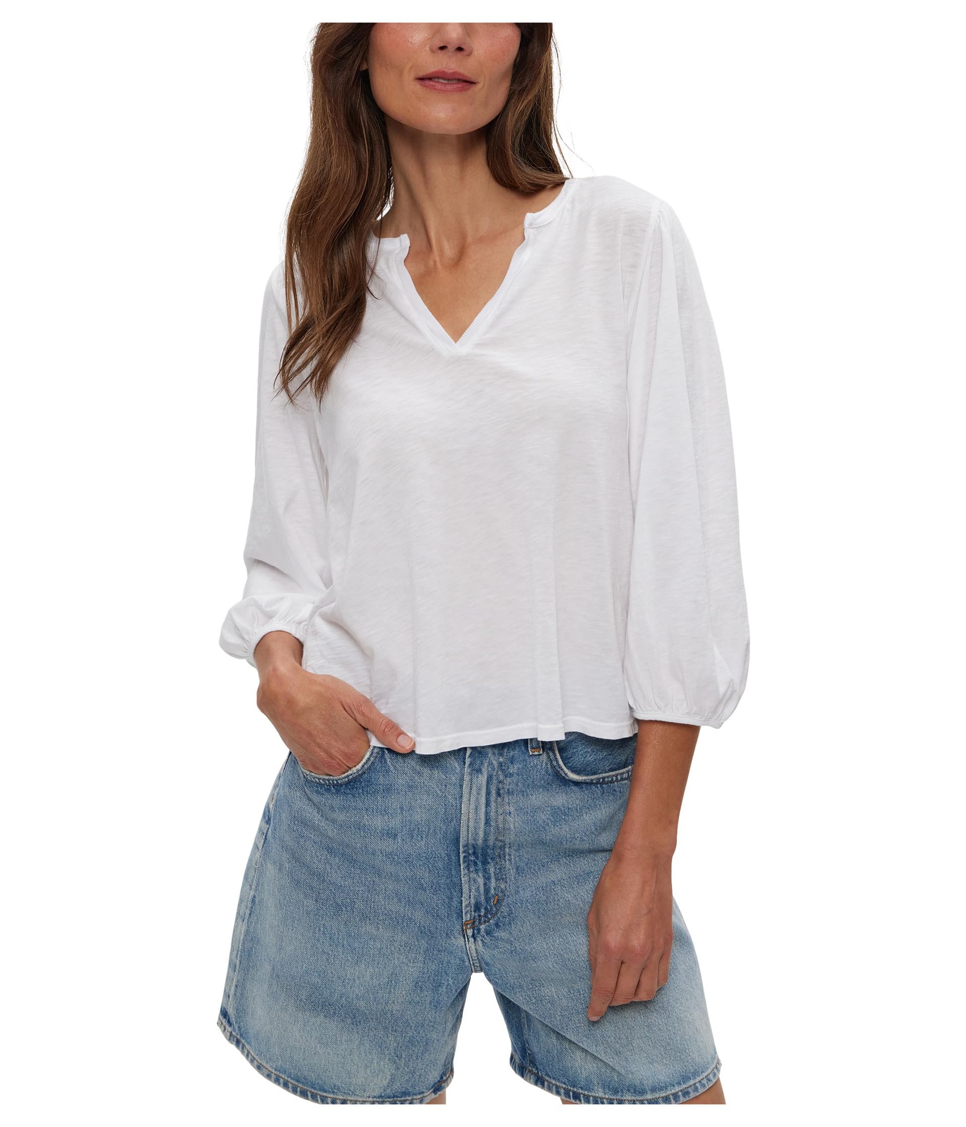 Топ Michael Stars Gabi Puff Sleeve Top, белый
Топ Michael Stars Gabi Puff Sleeve Top, белый