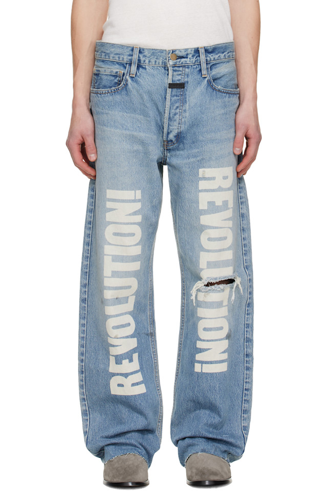 Fear Of God Синие прямые джинсы "революция"
Fear Of God Синие прямые джинсы "революция"
