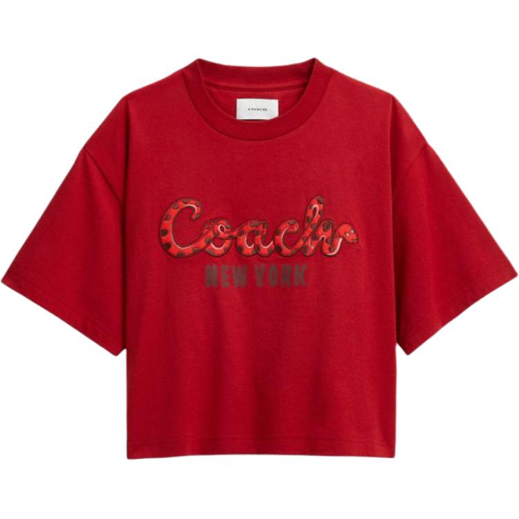 COACH Футболка женская красная, Красный, COACH Футболка женская красная
COACH Футболка женская красная, Красный, COACH Футболка женская красная