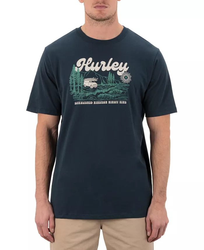 Мужская футболка с коротким рукавом Camp Hurley, синий
Мужская футболка с коротким рукавом Camp Hurley, синий