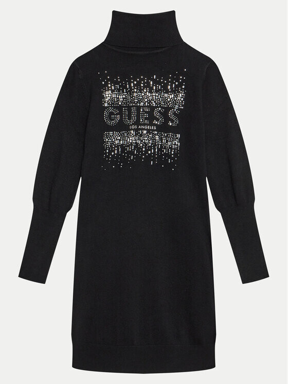 Комфортное трикотажное платье Guess, черный