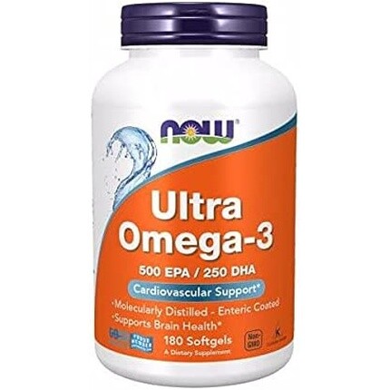 NOW Foods Ultra Omega-3 500 мягких таблеток ЭПК/250 ДГК 180 штук
NOW Foods Ultra Omega-3 500 мягких таблеток ЭПК/250 ДГК 180 штук