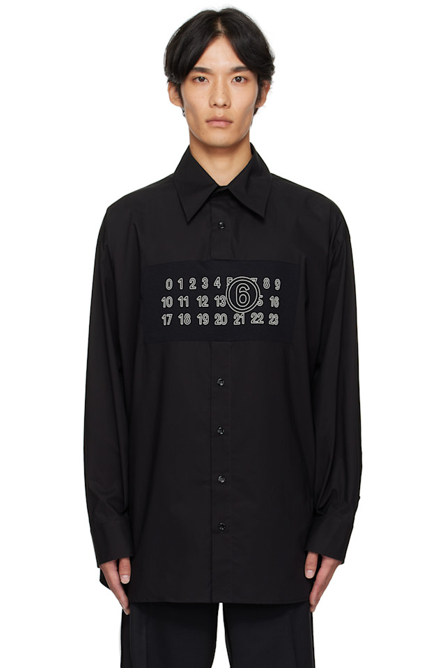 Рубашка с длинным рукавом Mm6 Maison Margiela, черный
Рубашка с длинным рукавом Mm6 Maison Margiela, черный