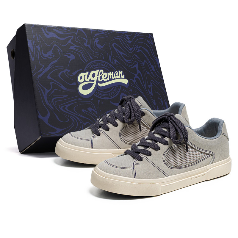 OUGLEMEN Износостойкие, легкие, дышащие и нескользящие мужские скейтерские кеды низкие серые, цвет Gray
OUGLEMEN Износостойкие, легкие, дышащие и нескользящие мужские скейтерские кеды низкие серые, цвет Gray