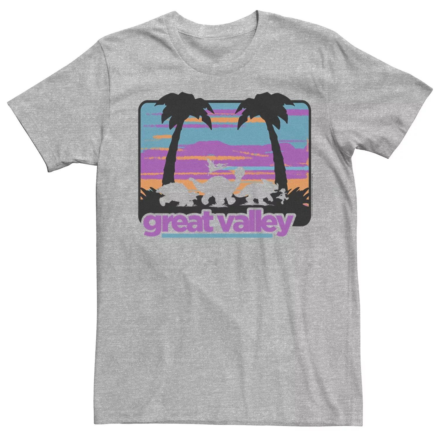 Мужская футболка Land Before Time Great Valley в пастельных тонах с портретом и силуэтом персонажа Licensed Character
Мужская футболка Land Before Time Great Valley в пастельных тонах с портретом и силуэтом персонажа Licensed Character