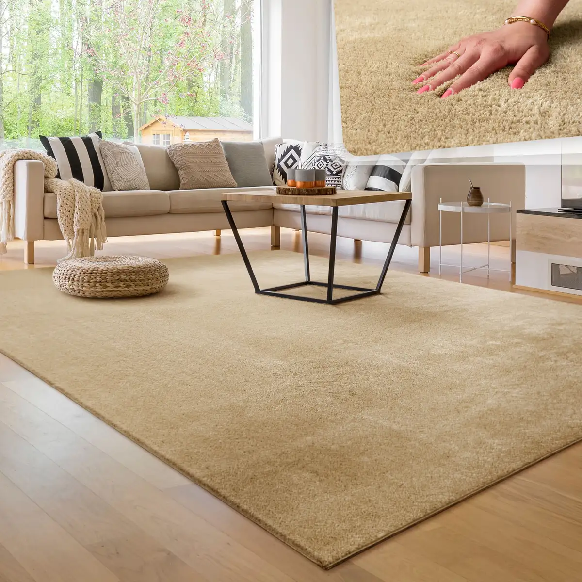 Ковер Paco Home "Cadiz 630", прямоугольный, однотонный, очень мягкий, можно стирать, также доступен в виде дорожки 60х100 см, бежевый
Ковер Paco Home "Cadiz 630", прямоугольный, однотонный, очень мягкий, можно стирать, также доступен в виде дорожки 60х100 см, бежевый