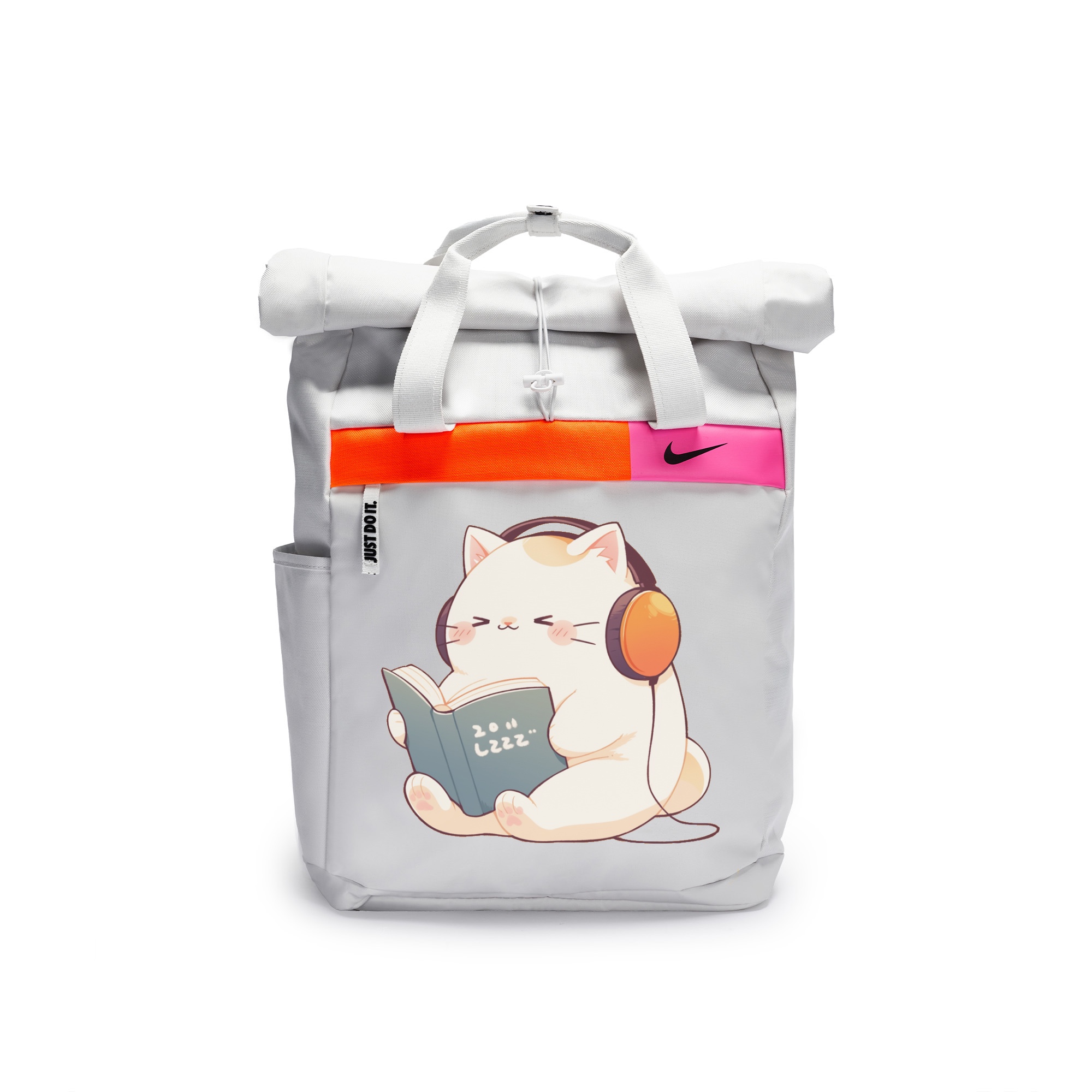 Nike Полиэстеровый граффити рюкзак повседневный унисекс светло-серебристый серый, Effort Kitten
Nike Полиэстеровый граффити рюкзак повседневный унисекс светло-серебристый серый, Effort Kitten