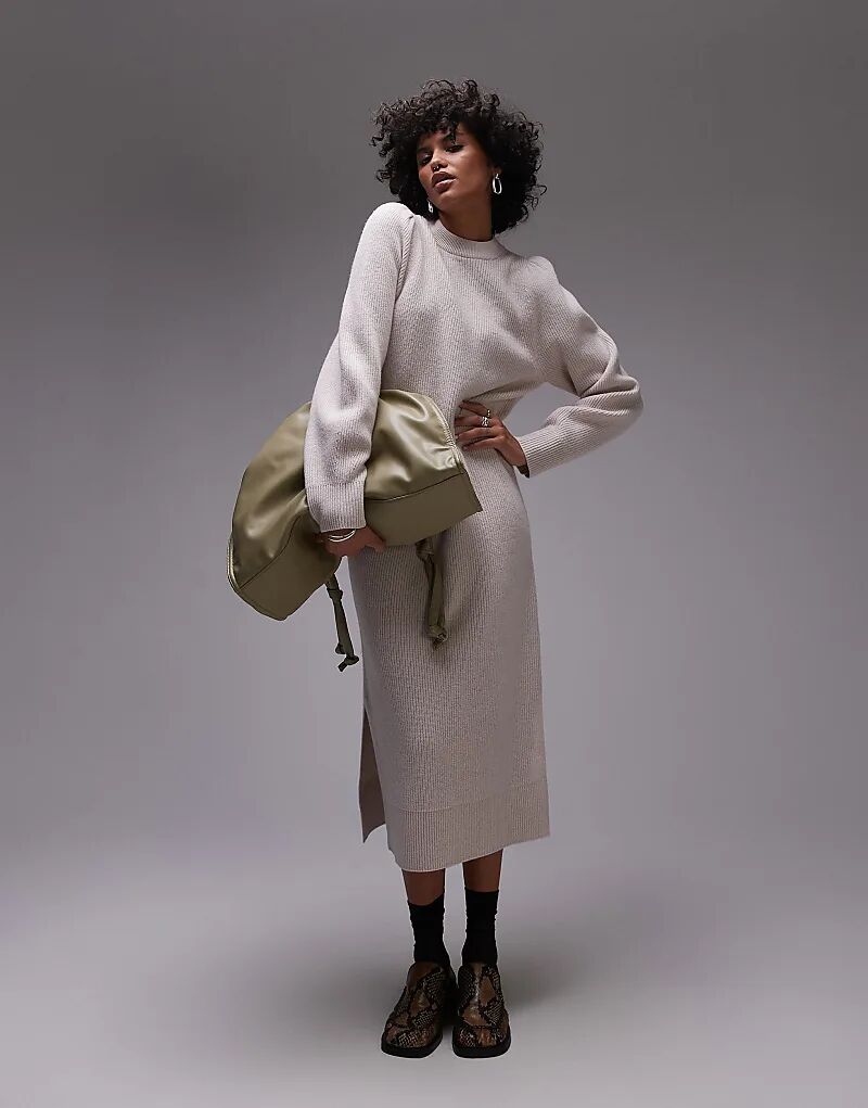 Шерстяное платье мидакси с рукавами-фонариками светло-бежевого цвета & Other Stories
Шерстяное платье мидакси с рукавами-фонариками светло-бежевого цвета & Other Stories