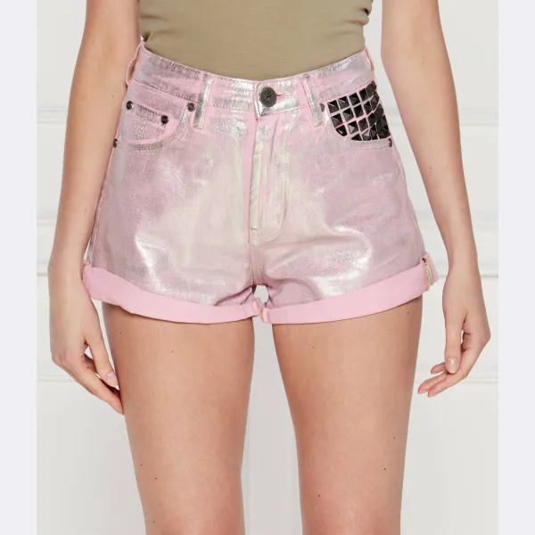 Шорты стандартного кроя джинсовая ткань One Teaspoon, розовый
Шорты стандартного кроя джинсовая ткань One Teaspoon, розовый