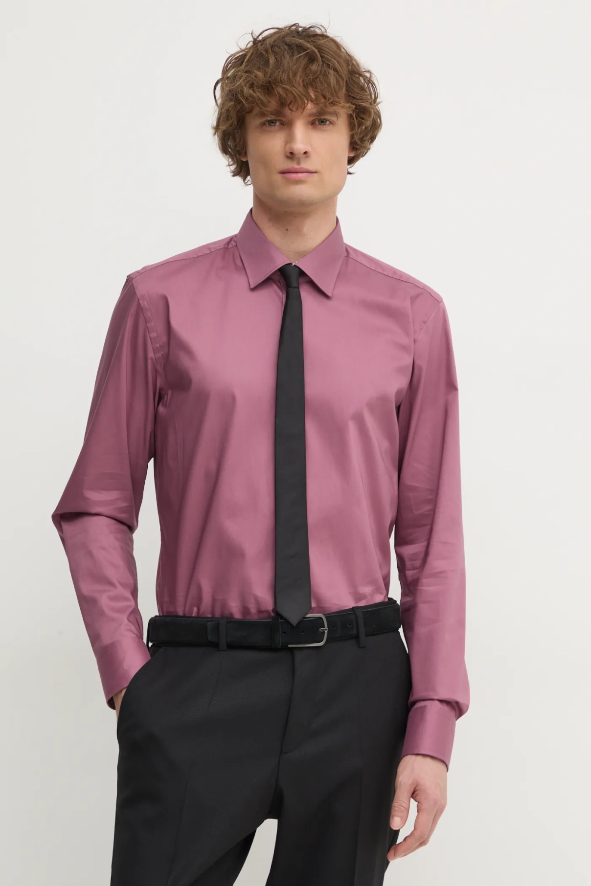 Хлопковая рубашка BOSS, розовый
Хлопковая рубашка BOSS, розовый