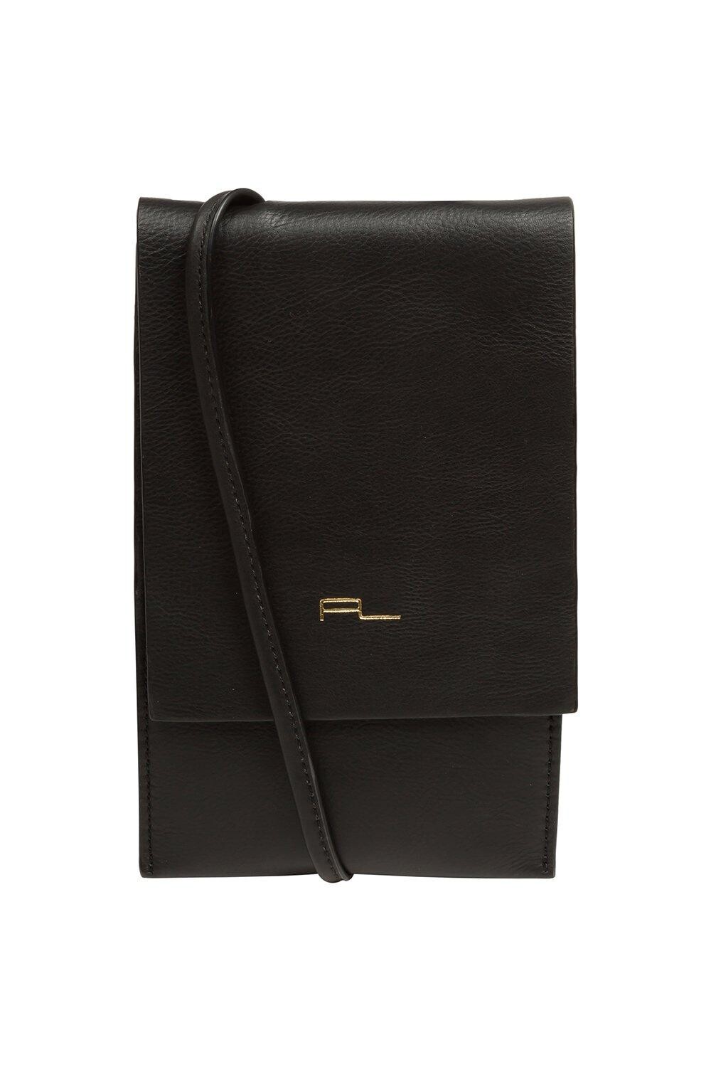 Сумка для телефона через плечо 'Rina' из кожи наппа Pure Luxuries London, черный 
Сумка для телефона через плечо 'Rina' из кожи наппа Pure Luxuries London, черный