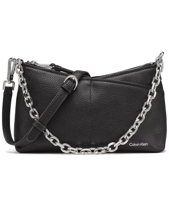 Мини-сумка кроссбоди Zoe Chain Calvin Klein, черный
Мини-сумка кроссбоди Zoe Chain Calvin Klein, черный