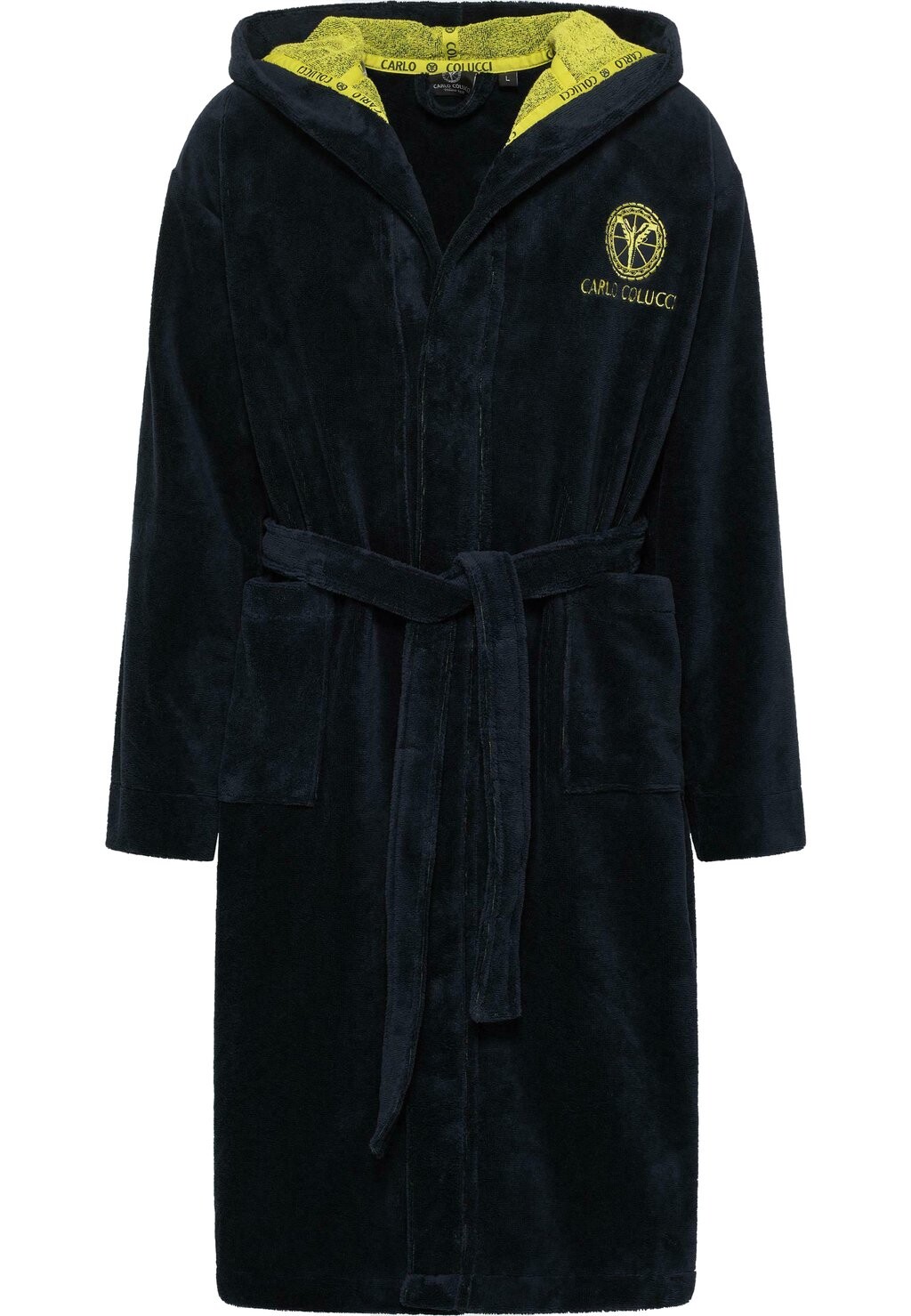 Халат MIT KAPUZE COMO Carlo Colucci, желтый 
Халат MIT KAPUZE COMO Carlo Colucci, желтый