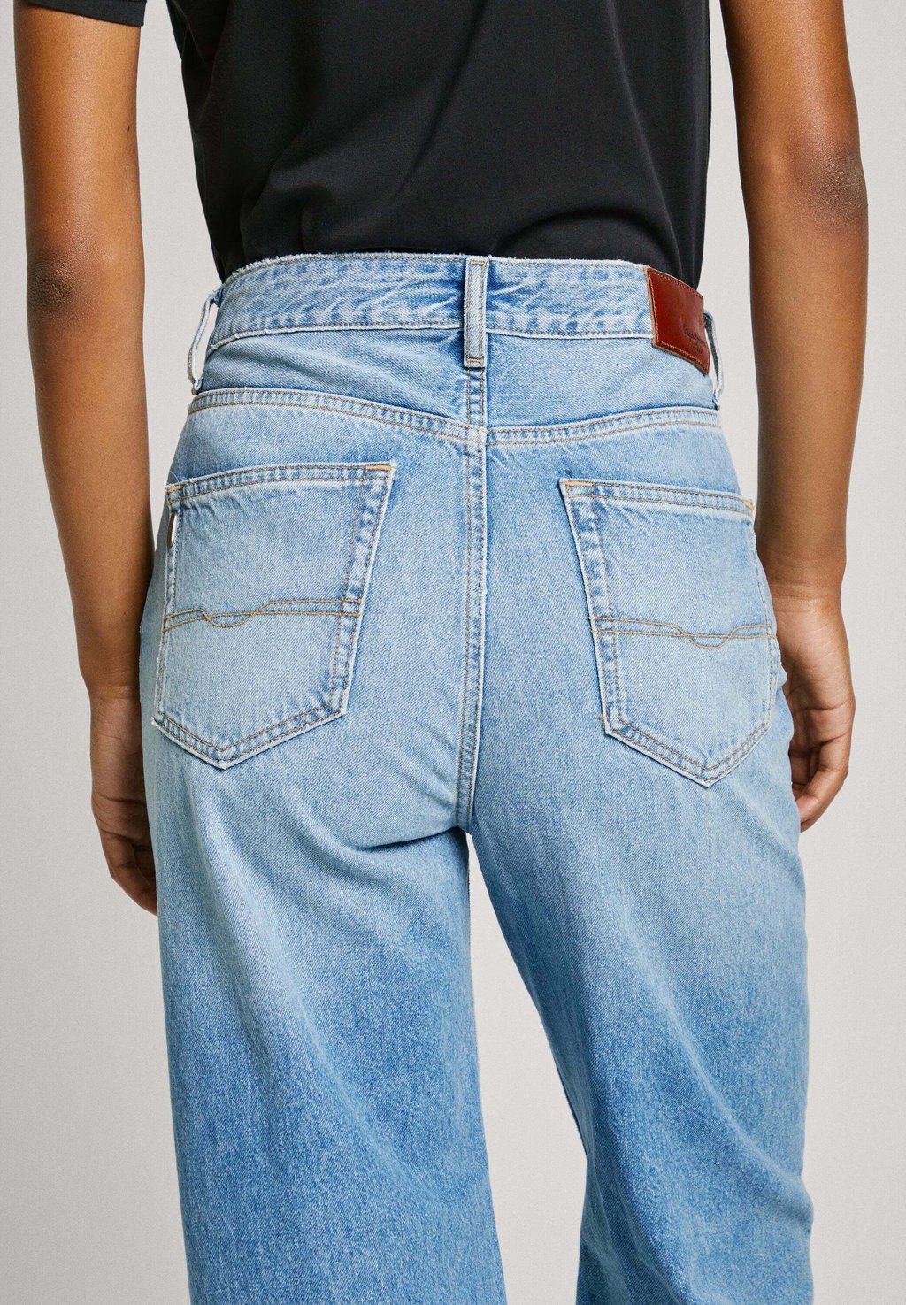 Джинсы прямого кроя LEXA Pepe Jeans, синий деним 
Джинсы прямого кроя LEXA Pepe Jeans, синий деним