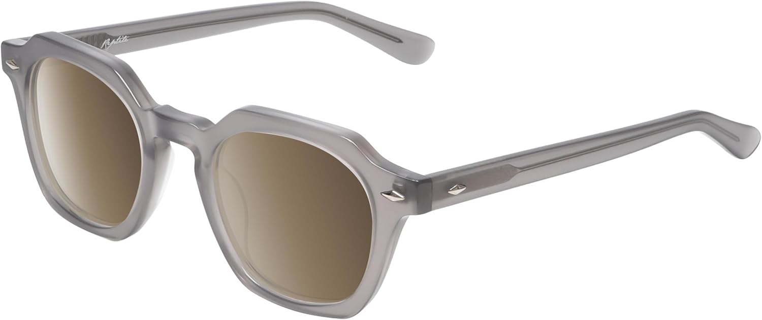 Солнцезащитные очки Liaochelys, поляризованные/неполяризованные, мужские и женские, в винтажном стиле, для вождения, гольфа, рыбалки и бега, с защитой от УФ-излучения Reptile, Smoke Grey Crystal Silver
Солнцезащитные очки Liaochelys, поляризованные/неполяризованные, мужские и женские, в винтажном стиле, для вождения, гольфа, рыбалки и бега, с защитой от УФ-излучения Reptile, Smoke Grey Crystal Silver