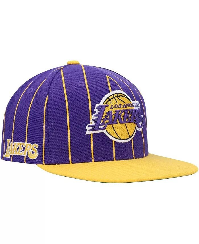 Мужская фиолетово-золотая кепка Snapback Los Angeles Lakers из твердой древесины Classics в тонкую полоску Mitchell & Ness, фиолетовый
Мужская фиолетово-золотая кепка Snapback Los Angeles Lakers из твердой древесины Classics в тонкую полоску Mitchell & Ness, фиолетовый