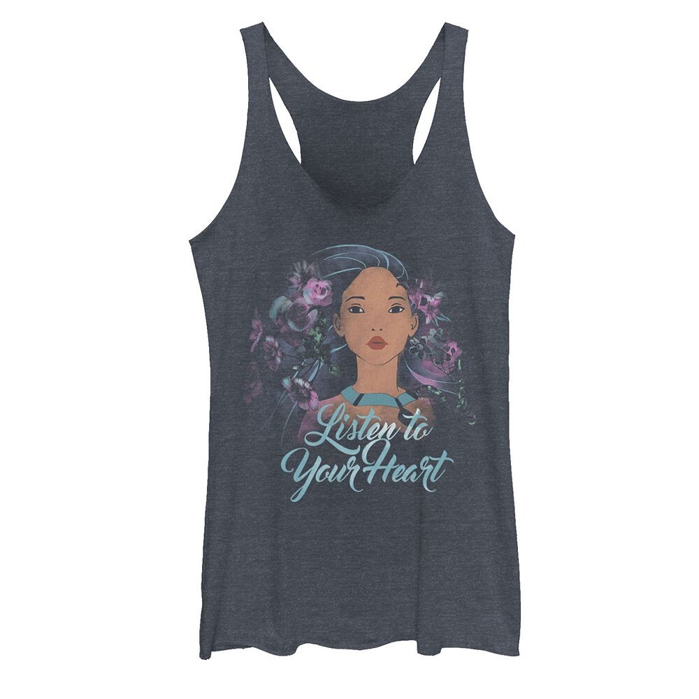 Майка с рисунком «Слушай свое сердце» Pocahontas Juniors от Disney Licensed Character, цвет Navy Heather
Майка с рисунком «Слушай свое сердце» Pocahontas Juniors от Disney Licensed Character, цвет Navy Heather