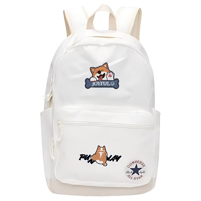Converse Полиэстеровый рюкзак обычный унисекс белый, Cartoon Corgi Puppy
Converse Полиэстеровый рюкзак обычный унисекс белый, Cartoon Corgi Puppy