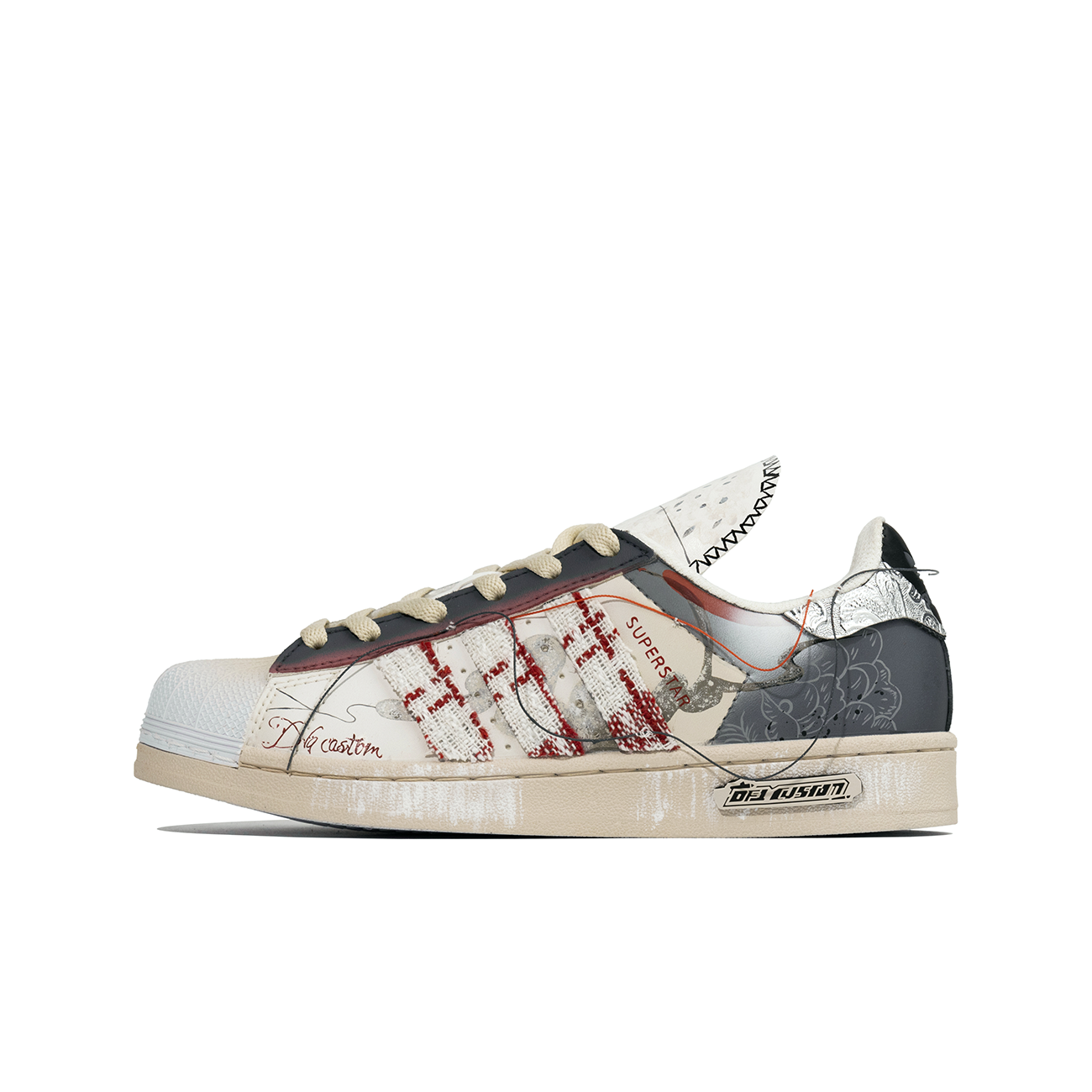 Adidas Originals SUPERSTAR J Anti Slip Wear Resistant Low Top Kids' Skateboarding Shoes Gray White Teenagers
Adidas Originals SUPERSTAR J Anti Slip Wear Resistant Low Top Kids' Skateboarding Shoes Gray White Teenagers