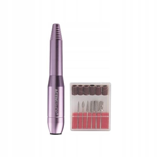 Мобильная дрель для ногтей по металлу Activ Mini Pro203 для маникюра, педикюра и розового цвета, Active Shop
Мобильная дрель для ногтей по металлу Activ Mini Pro203 для маникюра, педикюра и розового цвета, Active Shop