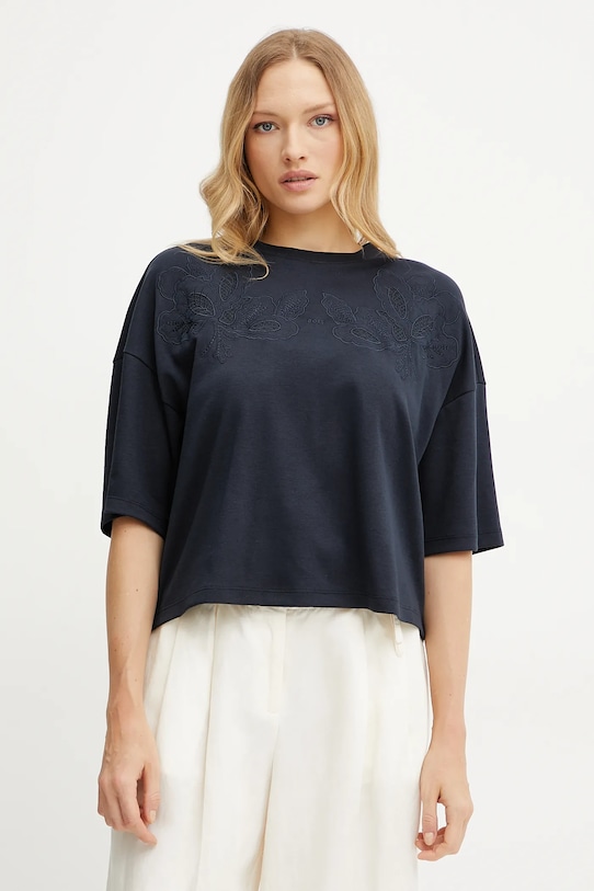 Хлопковая футболка Boss, темно-синий
Хлопковая футболка Boss, темно-синий