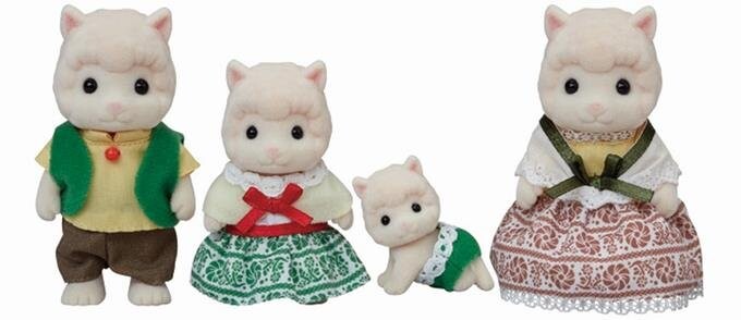 Sylvanian Families, коллекционные фигурки, семейный набор альпака
Sylvanian Families, коллекционные фигурки, семейный набор альпака