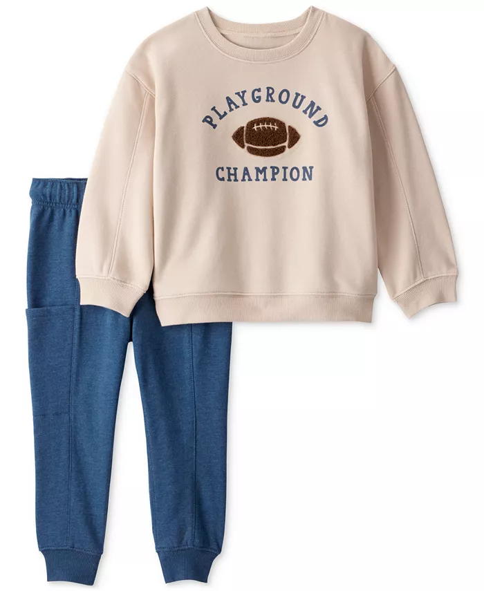 Футболка с длинным рукавом и штаны с рисунком для мальчиков, комплект из 2 предметов Carter's, коричневый/бежевый
Футболка с длинным рукавом и штаны с рисунком для мальчиков, комплект из 2 предметов Carter's, коричневый/бежевый