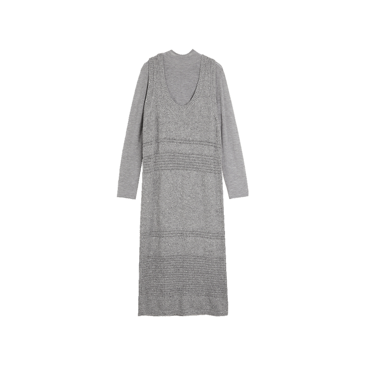ELLE Платье с длинным рукавом Women's Medium Gray
ELLE Платье с длинным рукавом Women's Medium Gray