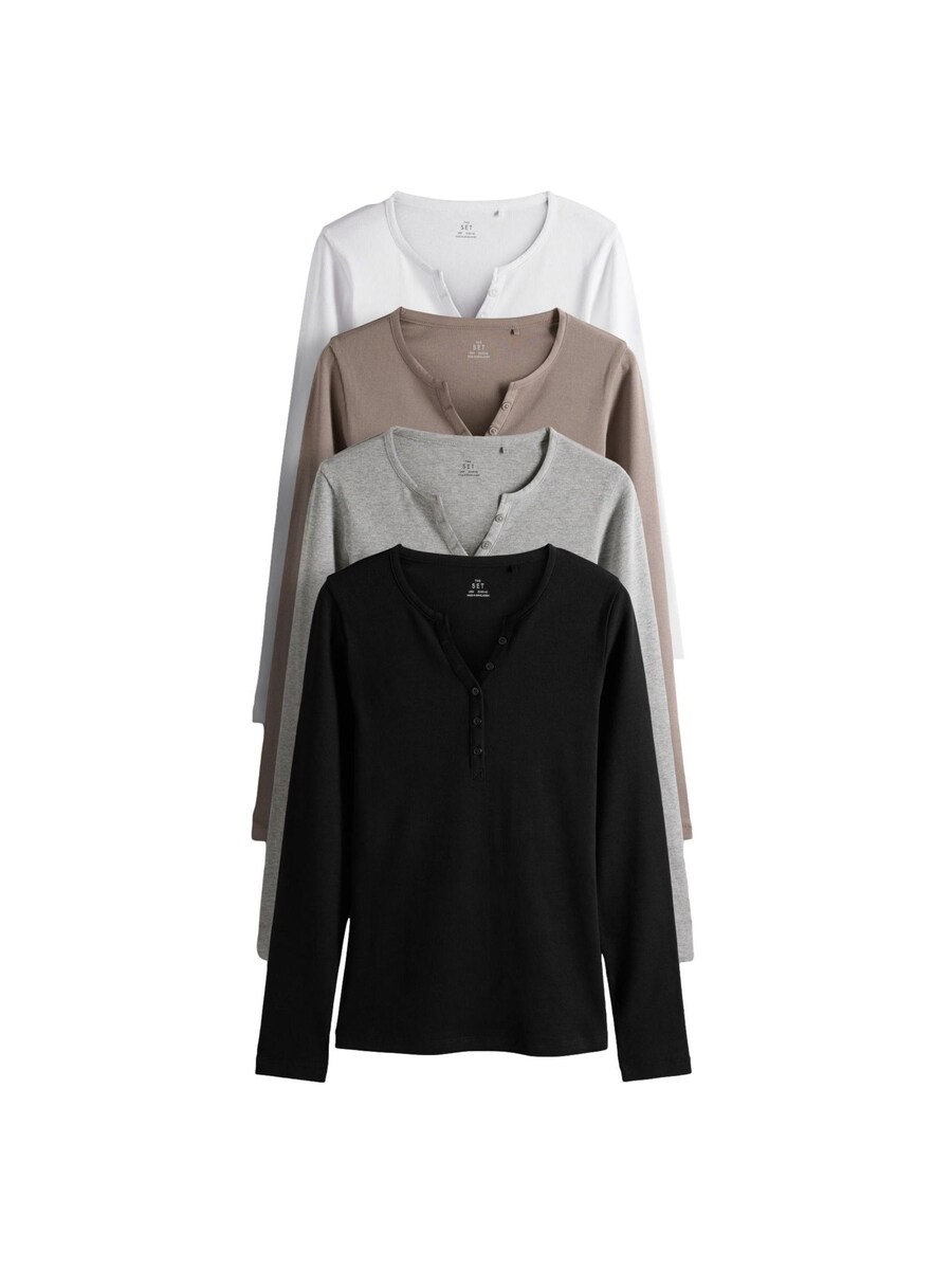 Рубашка The Set, цвет Brocade/Light grey/Black/White 
Рубашка The Set, цвет Brocade/Light grey/Black/White