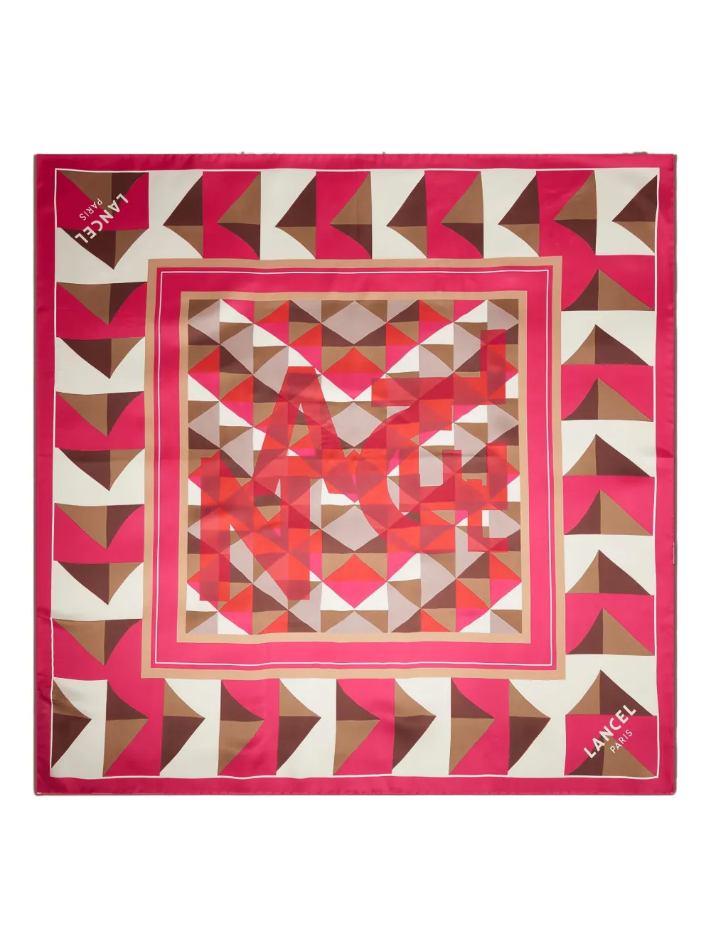 Шелковый шарф «Лабиринт» Lancel, розовый
Шелковый шарф «Лабиринт» Lancel, розовый