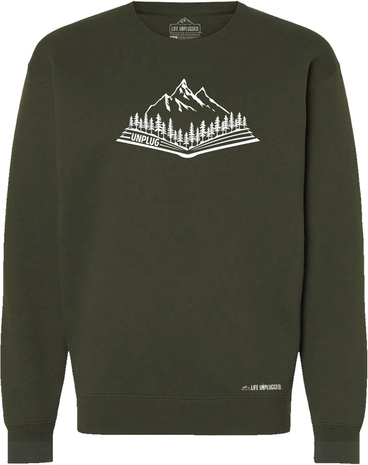 Толстовка Open Book с горным пейзажем Life Unplugged
Толстовка Open Book с горным пейзажем Life Unplugged