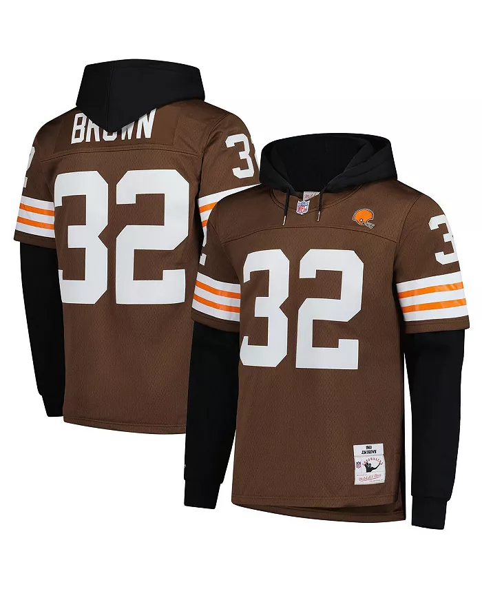 Мужская футболка Джима Брауна Cleveland Browns с именем игрока и номером в толстовке Legacy Jersey Mitchell & Ness
Мужская футболка Джима Брауна Cleveland Browns с именем игрока и номером в толстовке Legacy Jersey Mitchell & Ness