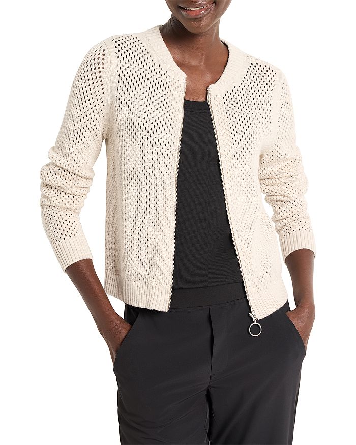 Кардиган с сетчатой застежкой-молнией спереди NIC+ZOE, слоновая кость/кремовый
Кардиган с сетчатой застежкой-молнией спереди NIC+ZOE, слоновая кость/кремовый