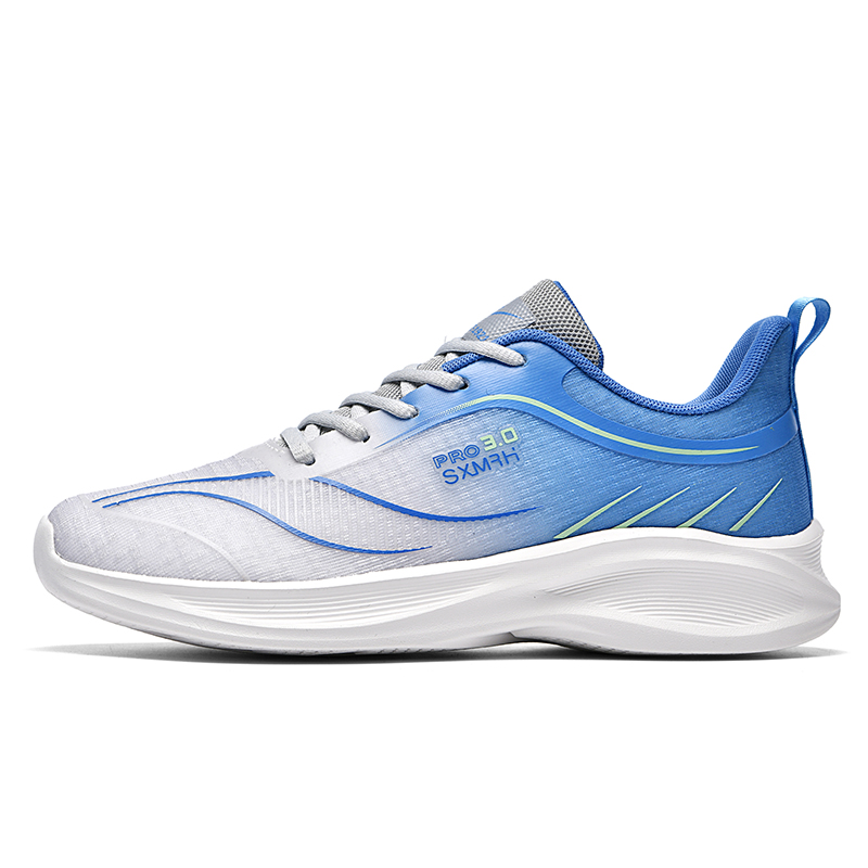 Binary Амортизирующие легкие дышащие нескользящие низкие кроссовки для бега мужские бело-голубые, цвет White Blue
Binary Амортизирующие легкие дышащие нескользящие низкие кроссовки для бега мужские бело-голубые, цвет White Blue