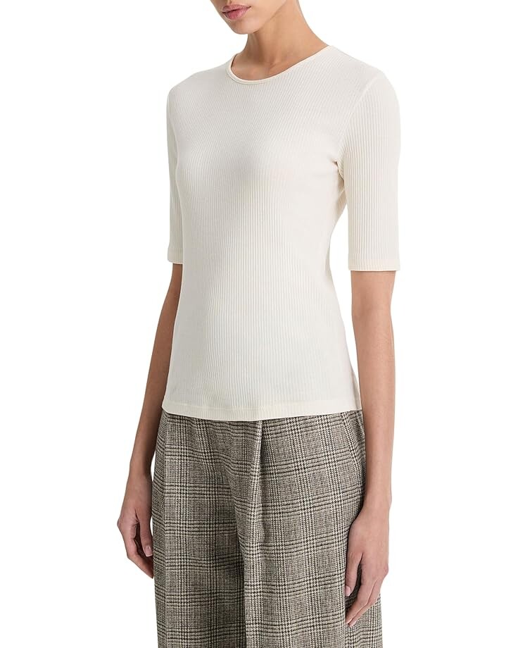 Футболка Vince Ribbed Elbow Sleeve Crew Tee, цвет Light White Sand
Футболка Vince Ribbed Elbow Sleeve Crew Tee, цвет Light White Sand