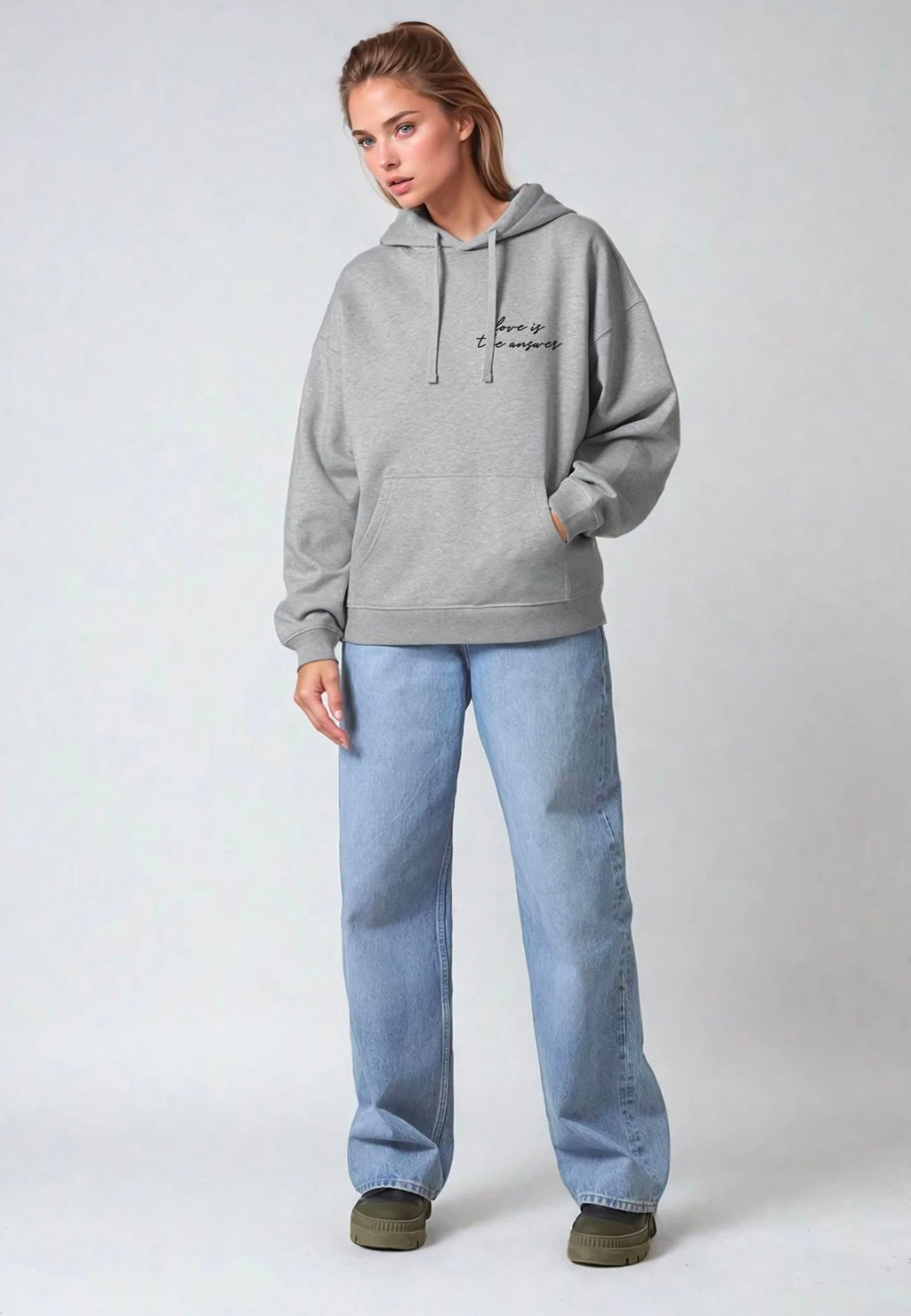 Толстовка LOVE IS THE ANSWER EMBROIDERY UNISEX OVERSIZE - Hoodie Mira Paris, пятнистый серый
Толстовка LOVE IS THE ANSWER EMBROIDERY UNISEX OVERSIZE - Hoodie Mira Paris, пятнистый серый