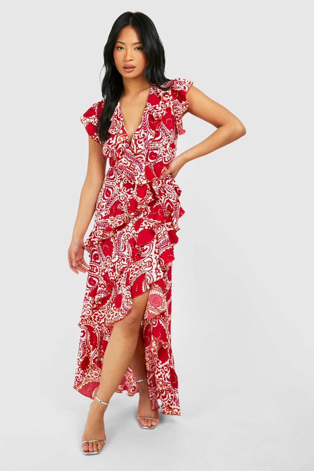 Платье макси с рюшами и запахом Petite Tile Print boohoo, оранжевый, Коричневый, Платье макси с рюшами и запахом Petite Tile Print boohoo, оранжевый
Платье макси с рюшами и запахом Petite Tile Print boohoo, оранжевый, Коричневый, Платье макси с рюшами и запахом Petite Tile Print boohoo, оранжевый