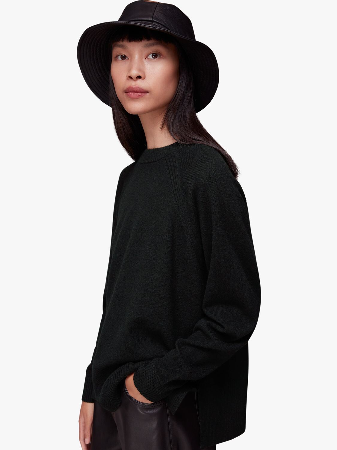 Кашемировый джемпер Whistles Ultimate, черный
Кашемировый джемпер Whistles Ultimate, черный