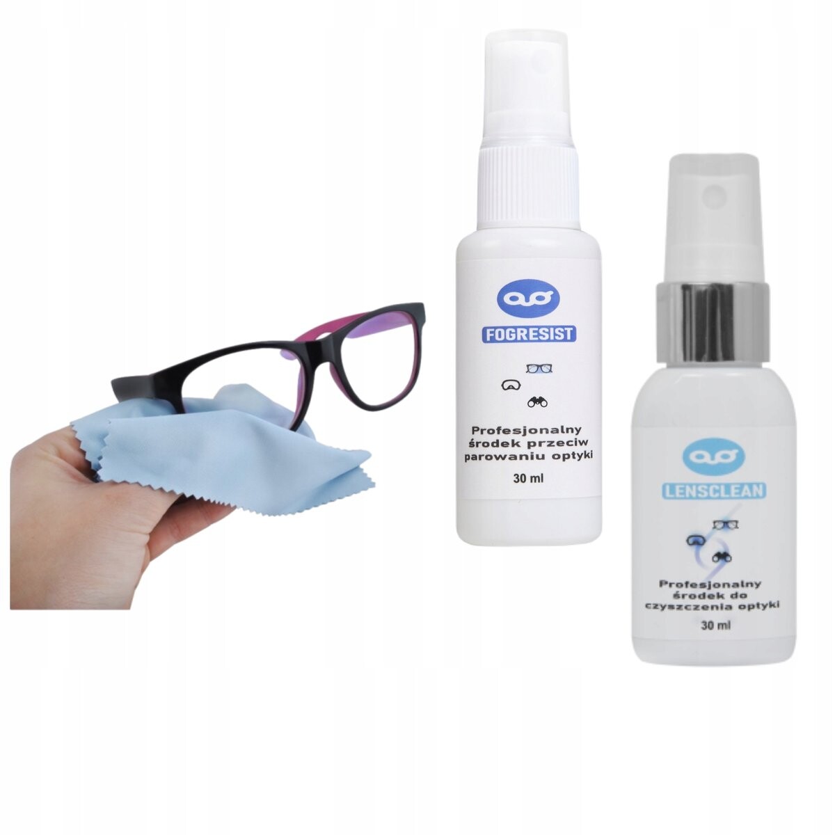 Набор для чистки и защиты от запотевания очков, 2х30мл + салфетки Inna
Набор для чистки и защиты от запотевания очков, 2х30мл + салфетки Inna