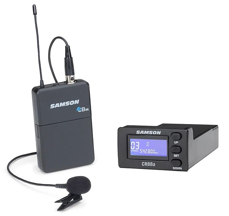 Микрофон петличный Samson Concert 88a Wireless Lavalier Microphone System for XP310w / XP312w (K Band)
Микрофон петличный Samson Concert 88a Wireless Lavalier Microphone System for XP310w / XP312w (K Band)