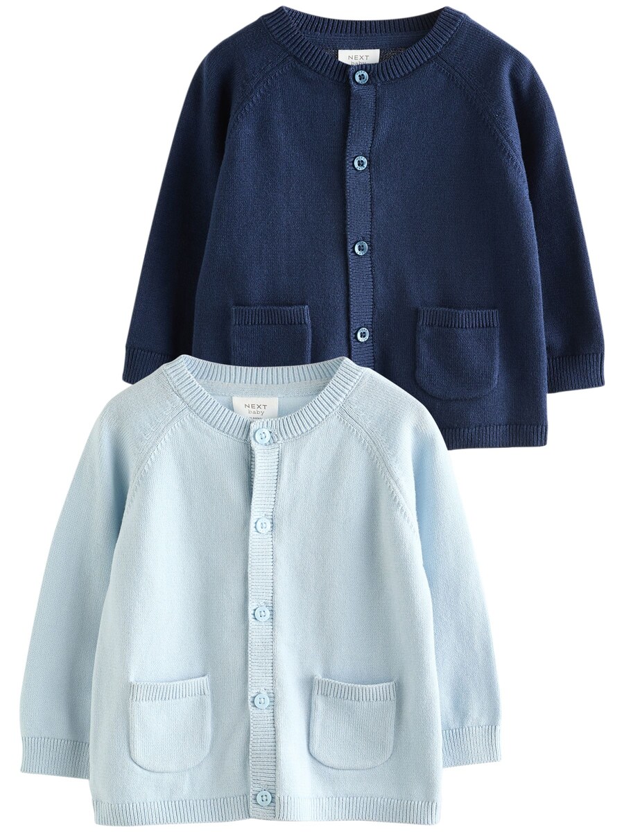 Вязаный кардиган Next, темно-синий/светло-синий 
Вязаный кардиган Next, темно-синий/светло-синий