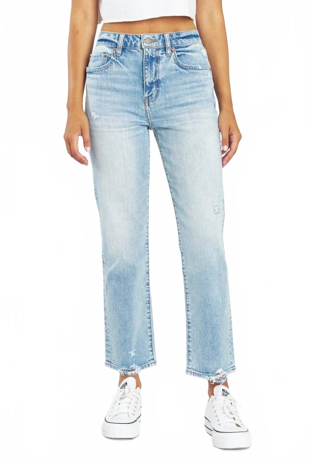 Прямые джинсы с высокой посадкой в светлых тонах DAZE, High Key
Прямые джинсы с высокой посадкой в светлых тонах DAZE, High Key