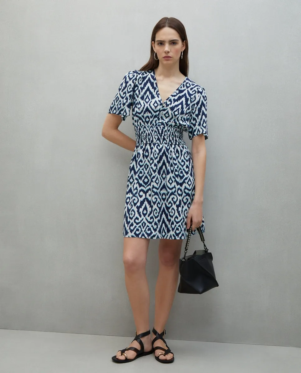 Платье с коротким рукавом и эластичным поясом Easy Wear, белый
Платье с коротким рукавом и эластичным поясом Easy Wear, белый