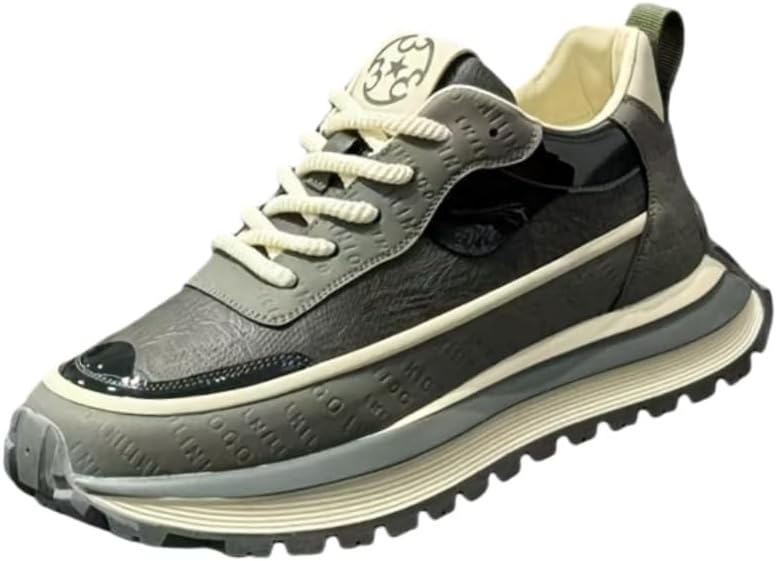 Модные мужские кроссовки большого размера с удобной толстой подошвой, дышащей тонкой подкладкой и противоскользящей упругой подошвой. Подходят для повседневного использования и тренировок Clolinde, зеленый
Модные мужские кроссовки большого размера с удобной толстой подошвой, дышащей тонкой подкладкой и противоскользящей упругой подошвой. Подходят для повседневного использования и тренировок Clolinde, зеленый